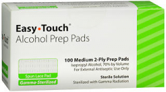 Easy Touch Alcohol Prep Pads