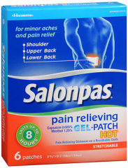 Salonpas Pain Relieving Gel-Patches Hot