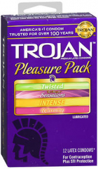 Trojan Condoms, Platinum Pack, Lubricated, Premium, Latex - 12 ct