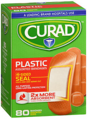Curad Plastic Bandages Assorted Sizes