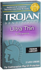 TROJAN Ultra Thin Premium Latex Condoms