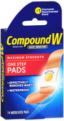 Compound W Wart Remover One Step Pads