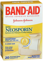 Band-Aid Plus Antibiotic Bandages Assorted Sizes - 20 ct