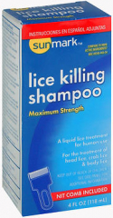 Sunmark Lice Killing Shampoo Maximum Strength - 4 oz