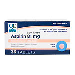 QC ASPIRIN SAFETY COAT TAB 81MG 36 99682