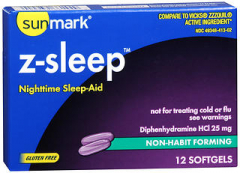 Sunmark Z-Sleep Nighttime Sleep-Aid Softgels