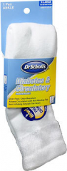 Dr. Scholl's Diabetes & Circulatory Health Socks Ankle X-Large White