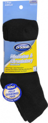 Dr. Scholl's Diabetes & Circulatory Health Socks Ankle Large Black