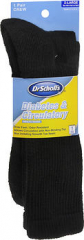 Dr. Scholl's Diabetes & Circulatory Health Socks Crew X-Large Black