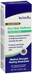 TriDerma MD Diabetic Dry Skin Defense Healing Cream - 4.2 oz