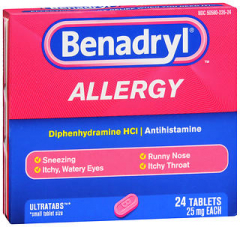 Benadryl Allergy Ultratab Tablets - 24 ct
