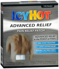 Icy Hot Advanced Relief Pain Patch - 4 ct