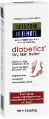 Gold Bond Ultimate Diabetics' Dry Skin Relief Foot Cream - 3.4 oz