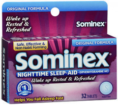 Sominex Nighttime Sleep-Aid Tablets Original Formula - 32 ct