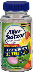 Alka-Seltzer Heartburn ReliefChews Assorted Fruit- 36 Ct