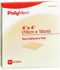 PolyMem Non-Adhesive Pad 4 Inches X 4 Inches