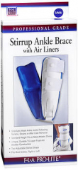 FLA Orthopedics Pro-Lite Stirrup Ankle Brace with Air Liners 40-908