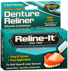D.O.C. Reline-It Advanced Denture Reliners - 2 ct