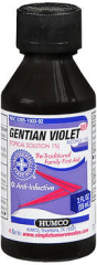 Humco Gentian Violet Topical Solution 1% USP - 2 oz