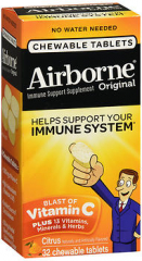 Airborne Chewable Tablets - Citrus - 32 Ct.