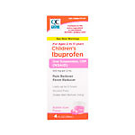 QC CHILD IBUPROFEN SUSP BUBBLE GUM 4OZ
