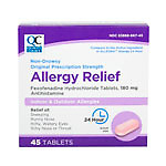 QC FEXOFENADINE HCI TAB 180MG 45   99688