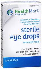 Health Mart Sterile Eye Drops Advanced Relief