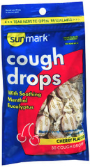 Sunmark Cough Drops Cherry Flavor