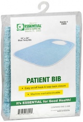 Essential Medical Supply Patient Bib Blue