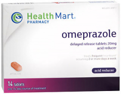 Health Mart Omeprazole Acid Reducer 20 mg Tablets