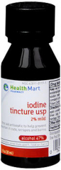 Health Mart Iodine Tincture USP 2% Mild