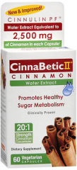 Cinnabetic Ii Cinnamon Water Extract Vegetarian Capsules