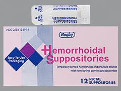 Hemorrhoidal Suppository