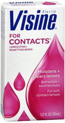 Visine For Contacts Lubricating & Rewetting Eye Drops