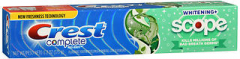 Crest Complete Multi-Benefit Whitening + Scope Fluoride Toothpaste Minty Fresh Striped
