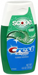 Crest Complete Multi-Benefit Fluoride Toothpaste + Scope Liquid Gel Minty Fresh