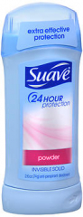 Suave 24 Hour Protection Anti-Perspirant Deodorant Invisible Solid Powder