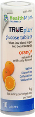 Health Mart Pharmacy True Plus Glucose Tablets 4 g Orange