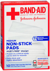 BAND-AID Non-Stick Pads Medium 2 inch x 3 inch