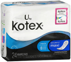 U by Kotex Security Maxi Pads Regular