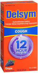 Delsym 12 Hour Cough Relief Liquid Grape