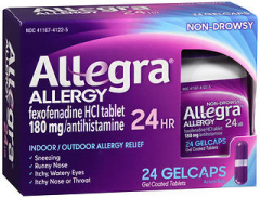 Allegra Allergy 24 Hr Gelcaps 24 CP