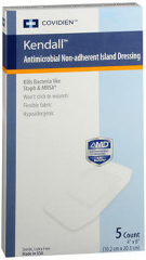 Kendall Antimicrobial Non-adherent Island Dressings