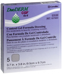ConvaTec DuoDERM Control Gel Formula Dressings 4 X 4 Inches 187660