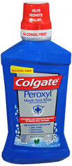 Colgate Peroxyl Mouth Sore Rinse Mild Mint 16 OZ