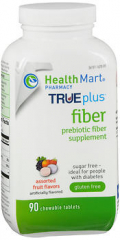 Health Mart TRUEplus Fiber Chewable Tablets Assorted Fruit Flavors