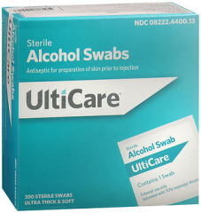 UltiCare Sterile Alcohol Swabs 200 EA