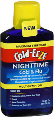 COLD-EEZE Maximum Strength Nighttime Cold & Flu Liquid
