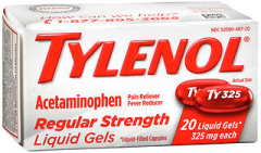 TYLENOL Acetaminophen Regular Strength Liquid Gels