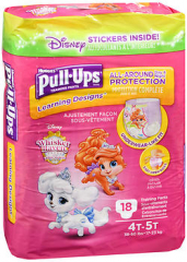 HUGGIES Pull-Ups Learning Designs Girls' Training Pants Size 4T-5T